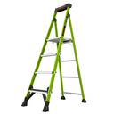 Escalera de Aluminio + Fibra de Vidrio de 1.8m con Soporte para Herramienta. !La Más Liviana del Mundo! (SKU:15406-001)