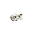 Conector TNC Macho de Anillo Plegable para Cables RG-58/U, LMR-195, Níquel/ Oro/ Delrin.