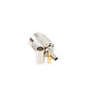 Conector TNC Macho de Anillo Plegable para Cables RG-58/U, LMR-195, Níquel/ Oro/ Delrin.