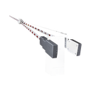 Brazo Octogonal de Aluminio de 3 Piezas / Longitud 20 pies / Solo Compatible con Barrera 1602