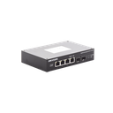Switch Industrial No Administrable Gigabit / 3 Puertos Gigabit PoE+ (30 W) + 1 Puerto Gigabit PoE++ (60 W) / 2 Puertos SFP / 65 W Total / 48 a 57 VCD / Ideal para Proyectos / 300 Metros de Distancia