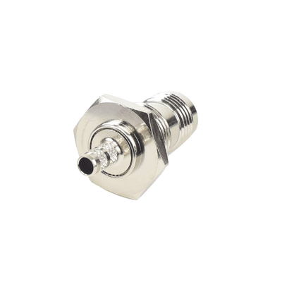 Conector TNC Hembra Hermético, montaje Trasero, D plano.