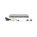 Switch Administrable Capa 3 con 48 puertos Gigabit + 4 SFP+ para fibra 10Gb, gestión gratuita desde la nube.