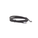 Cable USB-C a USB-C | 2 Metros (6.56 Pies) | Transferencia de Datos de 480 Mbps | Carga Rápida de Hasta 60W | QC 4.0/3.0/2.0 | PD3.0 | FPC | AFC | Protección Integrada | Caja de Aluminio | Nylon Trenzado | Color Negro