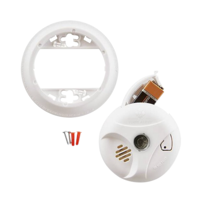 Detector de Humo Autónomo, No Requiere Panel, LED de Escape, Sensor por Ionización, Batería 9 V reemplazable