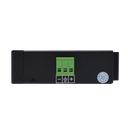 Inyector PoE Industrial / DC entrada 12-57V / PoE salida de Hasta 90W / Carcasa de Metal / Riel DIN / Aplicaciones CCTV