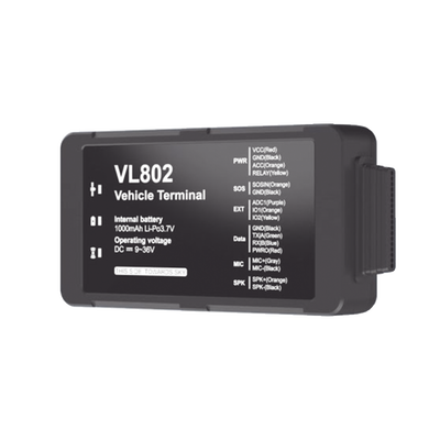 Localizador vehicular 4G Boton de Emergencia y Relevador incluidos / detección de apertura de puertas / multiples salidas digitales / compatible con sensor ultrasonico de combustible