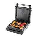 PARRILLA ELÉCTRICA DE HUMO, ACERO INOXIDABLE.