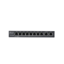 Router Balanceador PoE Cloud 10 puertos gigabit (8 puertos PoE), soporta 4x WAN configurables, hasta 200 clientes con desempeño de 600 Mbps asimétricos