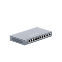 Router Balanceador PoE Cloud 10 puertos gigabit (8 puertos PoE), soporta 4x WAN configurables, hasta 200 clientes con desempeño de 600 Mbps asimétricos