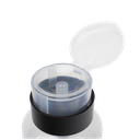 Botella Dispensadora de Alcohol, Capacidad 200 ml, Sistema de Bloqueo-Antiderrames, Ideal para Limpieza y Preparación de Fibra Óptica