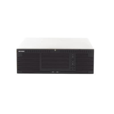 [Doble Poder de Decodificación] NVR 32 Megapixel (8K) / 64 Canales IP / AcuSense / ANPR / Conteo de Personas / Heat Map / 16 Bahías de Disco Duro /  Soporta RAID con Hot Swap / 2 HDMI en 8K / Soporta POS / Alarmas I/O  / Smart Search