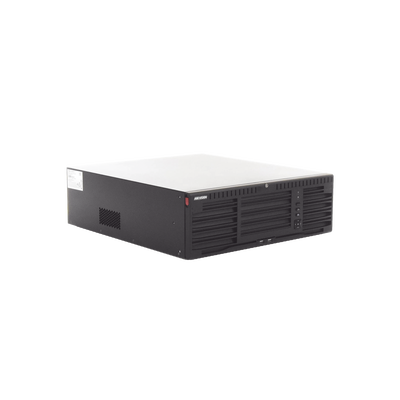 [Doble Poder de Decodificación] NVR 32 Megapixel (8K) / 64 Canales IP / AcuSense / ANPR / Conteo de Personas / Heat Map / 16 Bahías de Disco Duro /  Soporta RAID con Hot Swap / 2 HDMI en 8K / Soporta POS / Alarmas I/O  / Smart Search