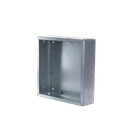Caja Extra Grande 15"x15"x 4"/ Profundidad 4"/Entradas Laterales - Finales 4 Entradas de 1/2"- 3/4", 2 Entradas de 3/4" - 1" y 2 Entradas de 1"- 1 1/4"/ Incluye tapa / Incluye tapa.