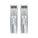 UFiber Módulo SFP, transceptor MiniGibic MultiModo 1.25 Gbps, distancia 550m, conectores LC, paquete de 2 piezas