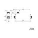 Acoplador direccional 13dB 617-5925MHz 300W-161dBc 4.3-10 IP67