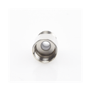 Conector UHF Hembra (SO-239) en Línea de Rosca para RG-8/U, 9913, LMR-400, Níquel/ Plata/ Teflón.