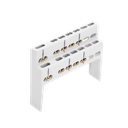 Soporte + Barra de Conexion (8 MOD) (8+2 ENTR.) IP40