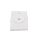 Placa de Pared, con Orificio y Grommet, Ideal para Pasar Cables