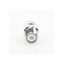 Conector UHF Hembra (SO-239) en Línea de Rosca para RG-8/U, 9913, LMR-400, Níquel/ Plata/ Teflón.