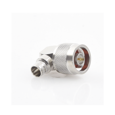 Conector N macho en A/R de anillo plegable para cable RG-142/U.