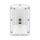 Punto de Acceso Empresarial Wi-Fi 6 / Con diseño para Pared /  3 Puertos Gigabit (1 con Salida PoE) / Doble banda en ( 2.4 y 5 GHz) / Hasta 2.5 Gbps / Gestión desde la Nube / Alimentación PoE af