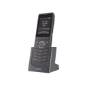 W611W es un teléfono IP Wi-Fi portátil, Resistente, Moderno diseñado para aplicaciones de comunicación móvil.