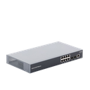 Switch Gigabit Administrable / 8 puertos 10/100/1000 Mbps + 2 Puertos SFP Uplink / Compatible con GWN Cloud.