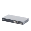 Switch Gigabit Administrable / 8 puertos 10/100/1000 Mbps + 2 Puertos SFP Uplink / Compatible con GWN Cloud.