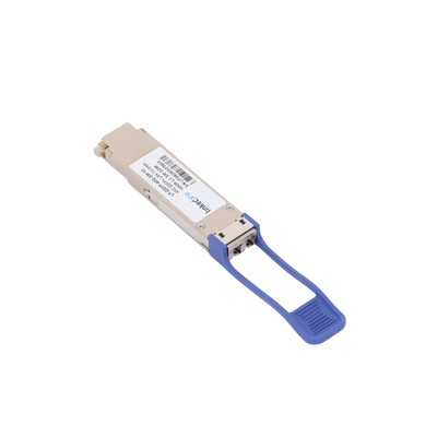 Transceptor Óptico QSFP+ (Mini-Gbic) / Monomodo 1310 nm / 40 Gbps / 40GBASE-LR4 / Conectores LC/UPC Dúplex / DDM / Hasta 10 km