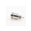 Conector N Hembra Hermético, montaje Frontal en 2D Plano.