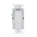 Switch un solo polo 15 Amp GRIS