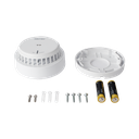 (HikFire) Detector de Humo Óptico Hikvision / Tecnología Avanzada de Detección de Incendios / Alarma Temprana y Fiabilidad Certificada / Soporta Salida de Alarma