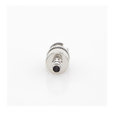 Conector Mini UHF Hembra de Anillo Plegable en Cables RG-58/U, RG-142/U, Níquel/ Plata/ Delrin.