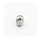 Conector Mini UHF Hembra de Anillo Plegable en Cables RG-58/U, RG-142/U, Níquel/ Plata/ Delrin.