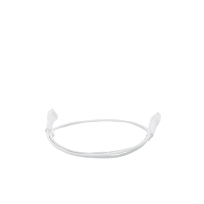 Mini Patch Cord Cat6 Ultra Slim 1 Metro (3.28 Pies) Blanco ? Ahorra Espacio sin Organizadores, con Bota Flexible