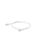 Mini Patch Cord Cat6 Ultra Slim 1 Metro (3.28 Pies) Blanco ? Ahorra Espacio sin Organizadores, con Bota Flexible