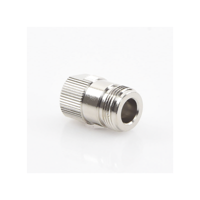 Conector N Hembra de Anillo Plegable para cable RG-316, Niquel/ Oro/ Teflón.