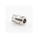 Conector N Hembra de Anillo Plegable para cable RG-316, Niquel/ Oro/ Teflón.