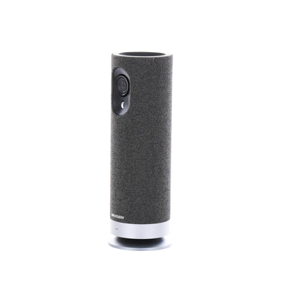 Cámara de Videoconferencia Portátil / Resolución de 2 Megapixel (Full HD) / 4 Micrófonos / Altavoz 5 W / Conexión USB / Control Remoto / Plug and Play  / Movimiento PTZ