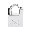 Candado de acero con Guarda Anti Palanca/ Acabado en Cromo Satinado / Doble Cerrojo / Medida 40 mm/ Nivel de seguridad 7/ 4 Llaves Abloy.