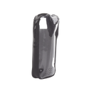 Funda Reforzada en Piel para Cinto, con Cierre y Amplio Visor Frontal Transparente para Radios Aéreos IC-A25.