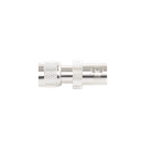 Adaptador en Línea, de Conector Mini UHF Macho a BNC Hembra, Níquel/ Oro/ Teflón.