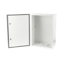 Gabinete para instalación de 2 Baterías PL110D12, Fabricado en Lámina Galvanizada, Accesorios para piso o poste (No incluidos)