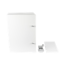 Gabinete para instalación de 2 Baterías PL110D12, Fabricado en Lámina Galvanizada, Accesorios para piso o poste (No incluidos)