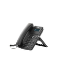 Teléfono IP empresarial para 2 lineas SIP con pantalla LCD,  Puertos Gigabit, Códec Opus, conferencia de 6 vías, PoE.