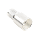 Conector TNC Macho de Rosca en 50 Ohm para cable LMR-400, 9913, 8214, CNT-400, RG8/U-SYS, RFLASH-1113, Plata/ Oro/ Teflón.