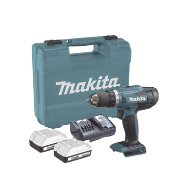 Taladro Inalámbrico SIN CARBONES, Broquero de 1/2", 1,700 RPM, 18VâŽ“, Torque: 40 N.m C/2 Bat. (1.5Ah) y Cargador.