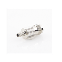 Conector TNC Hembra de Anillo Plegable para Cables RG-58/U, RG-142/U, Niquel /Oro /Delrin.