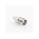 Conector TNC Hembra de Anillo Plegable para Cables RG-58/U, RG-142/U, Niquel /Oro /Delrin.